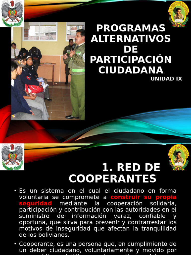 Programas de Participación Ciudadana en Seguridad | PDF | Valores | Policía