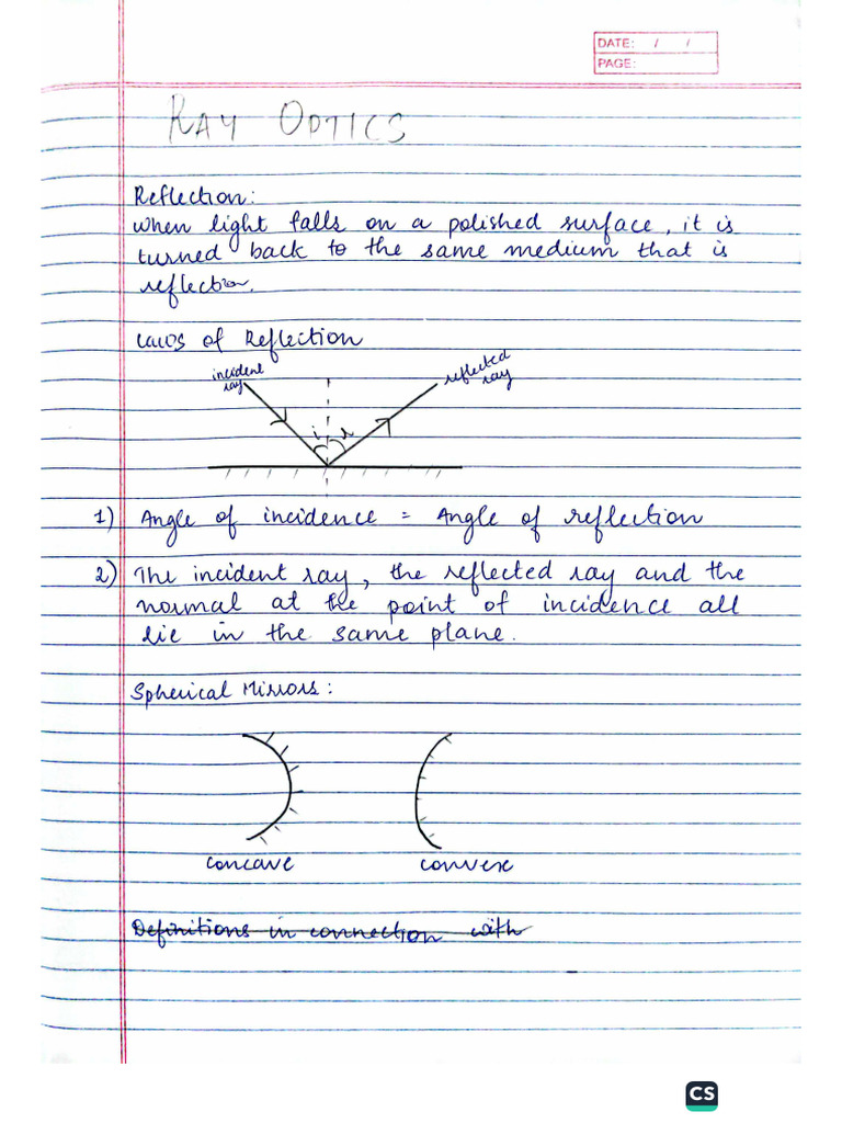Ray Optics | PDF