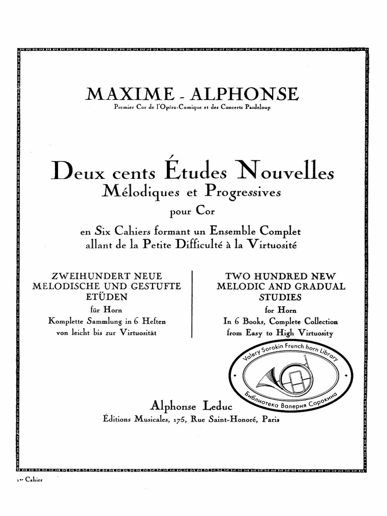 Maxime Alphonse 1 | PDF