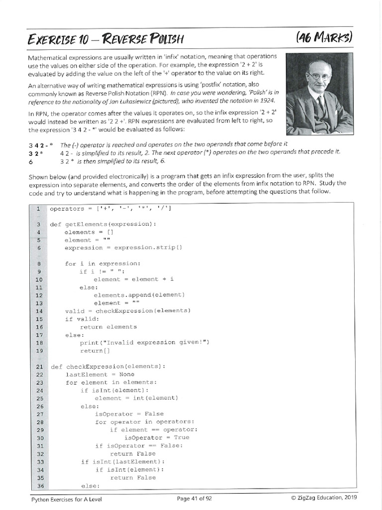 RPN | PDF | Software Engineering | Mathematical Notation