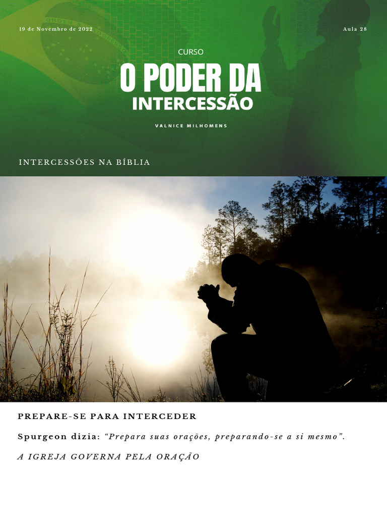 Intercessão: Preparação e Prática | PDF | Oração | Abraão