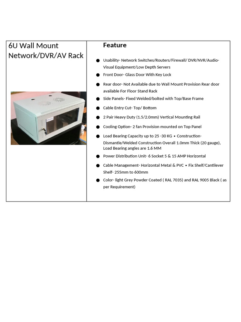 Versatile Server Racks and Cabinets | PDF | Door
