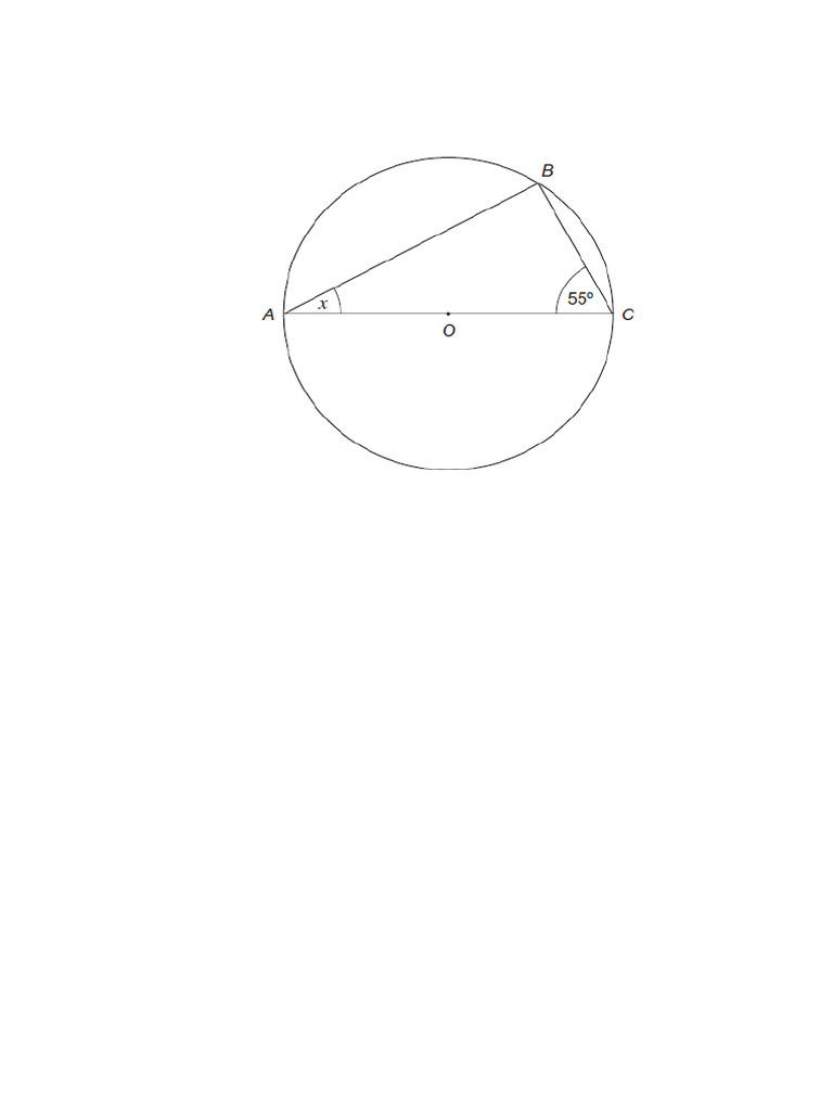 Circle Theorem Practice Questions | PDF | Circle | Elementary Mathematics