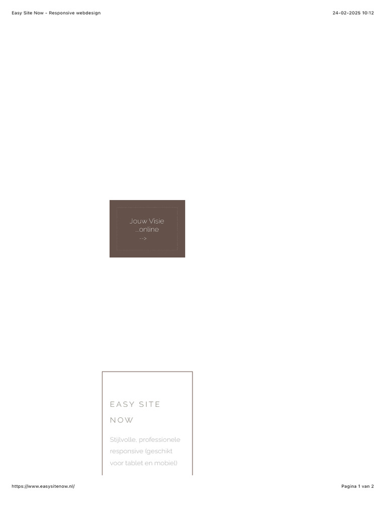 Easy Site Now - Responsive Webdesign | PDF