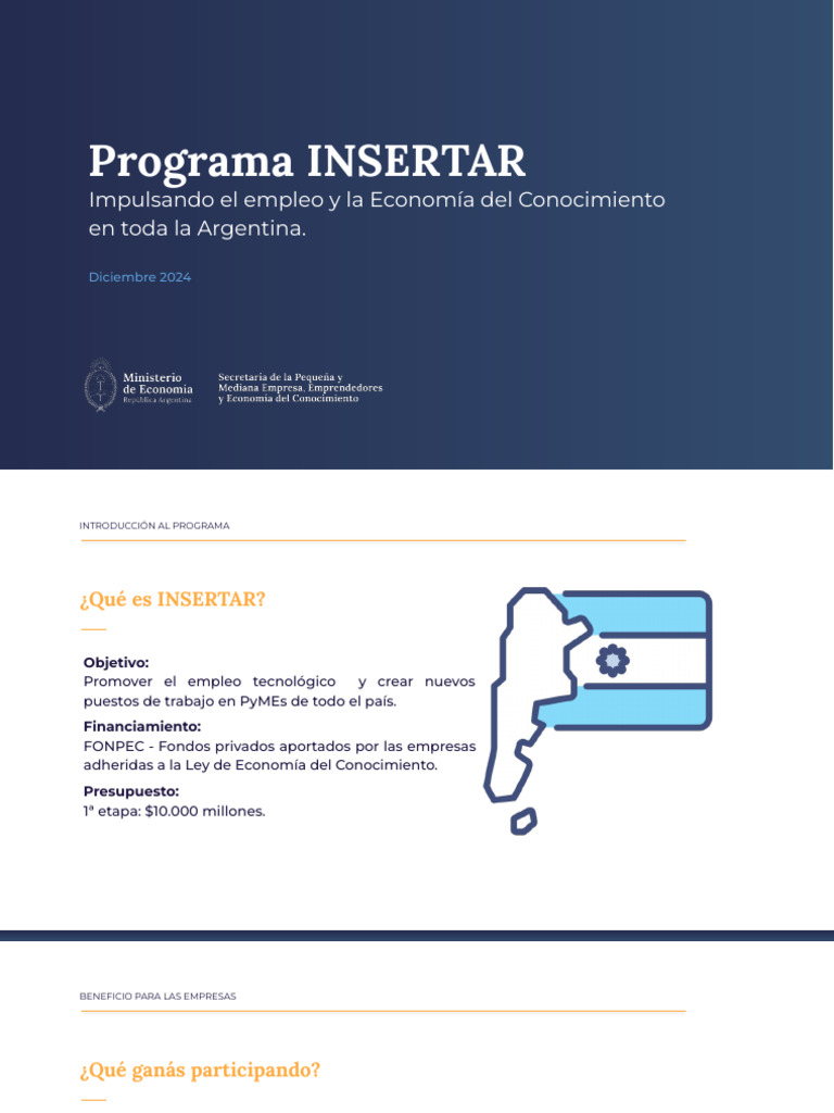 INSERTAR Presentación Ene 25 | PDF | Pequeñas y medianas empresas ...