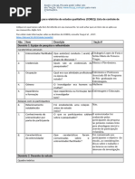 Checklist COREQ-32 Traduzido para Português | PDF | Entrevista | Science