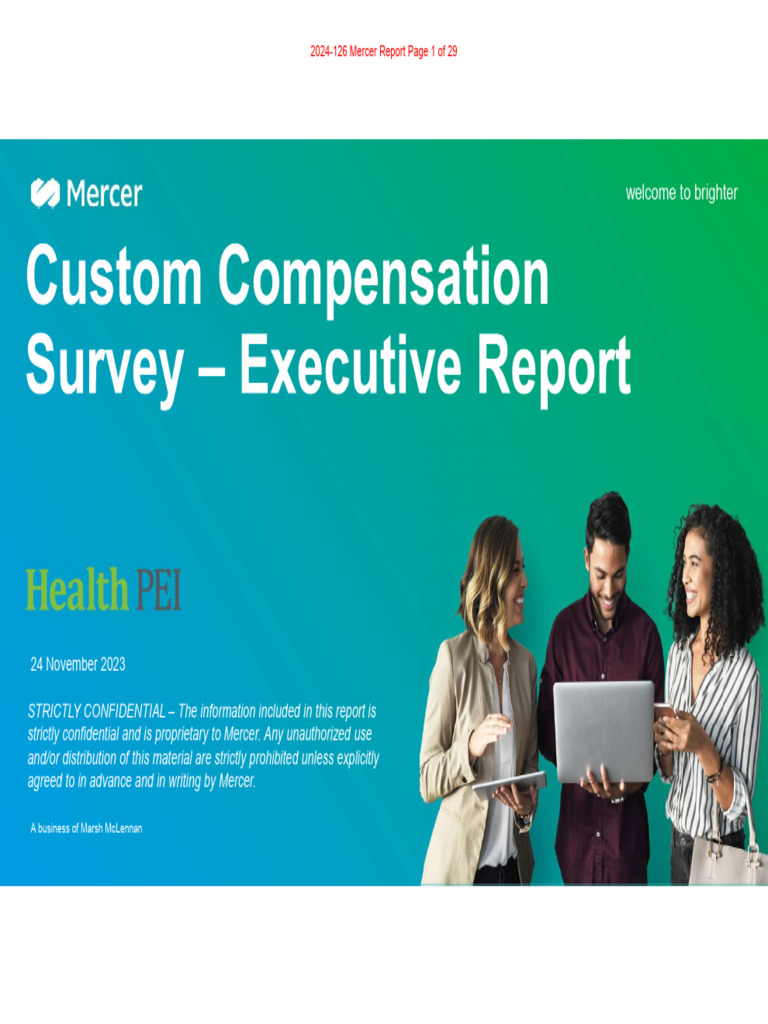 Health P.E.I. Mercer Report | PDF | Data