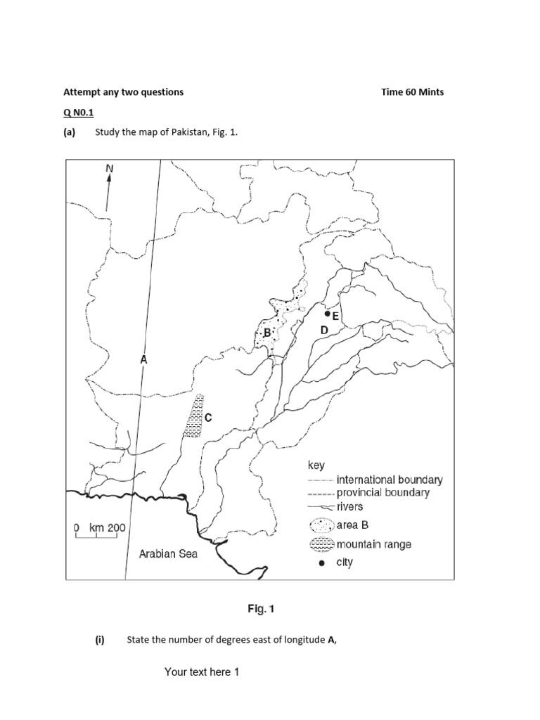 Geography Exam Questions | PDF | Earth Sciences | Climate