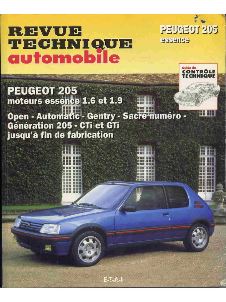 Revue Technique Automobile RTA Peugeot 401 Et 601 édition Juillet 1951 - Occasion - Référence J30