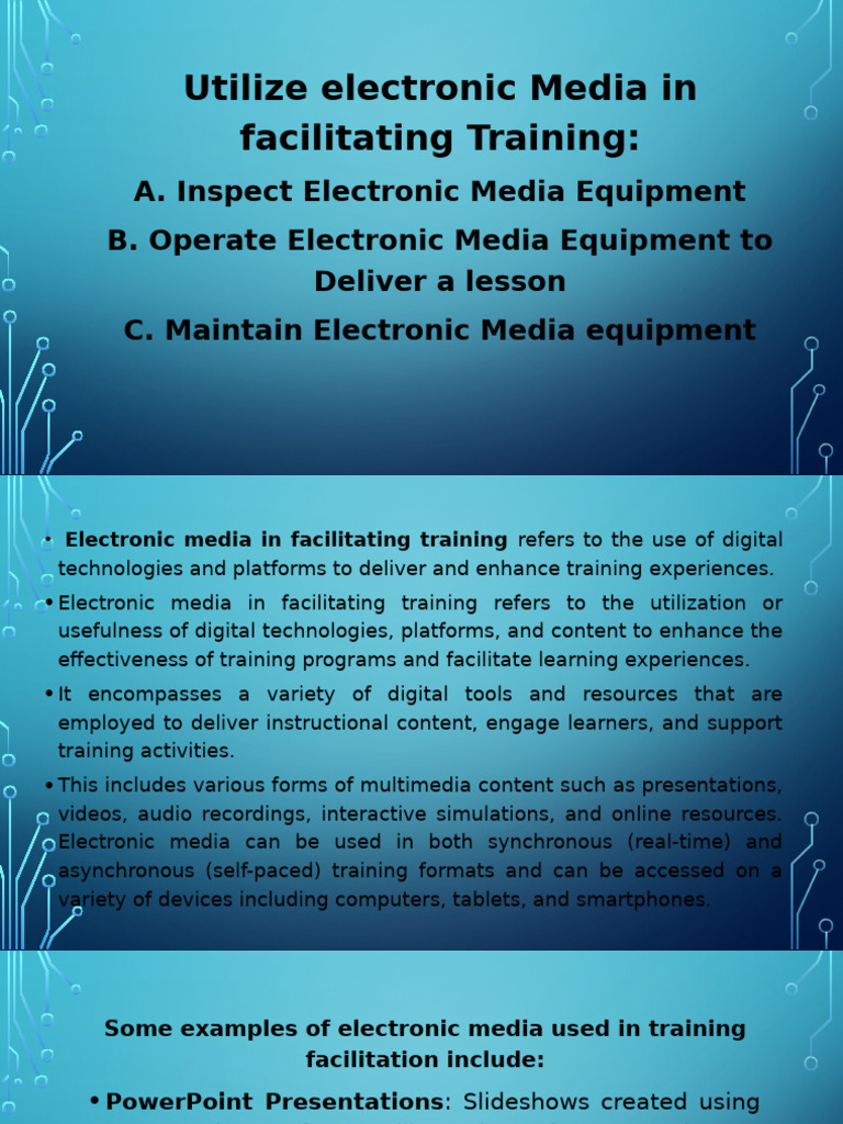 Electronic Media Report | PDF | Learning | Usability