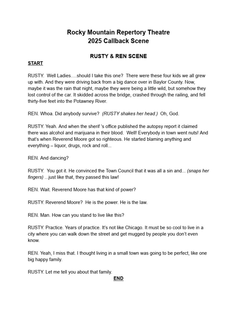 RUSTY & REN Scene | PDF