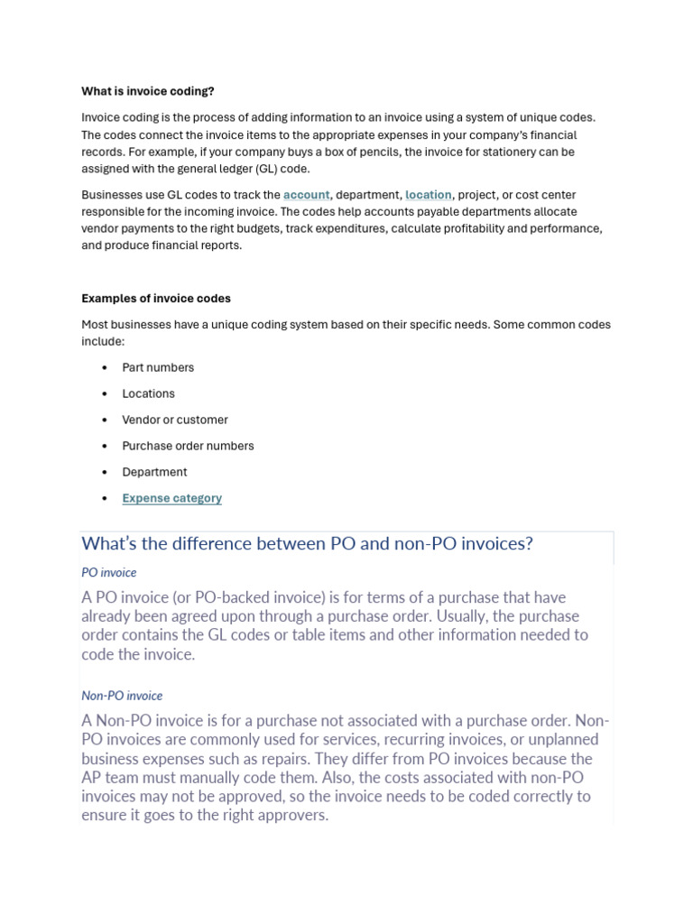 Invoicing Process | PDF | Expense | Business