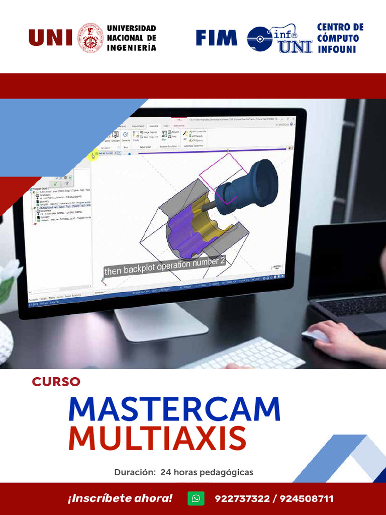Curso Avanzado Mastercam 5 Ejes | PDF | Enseñando | Control numerico