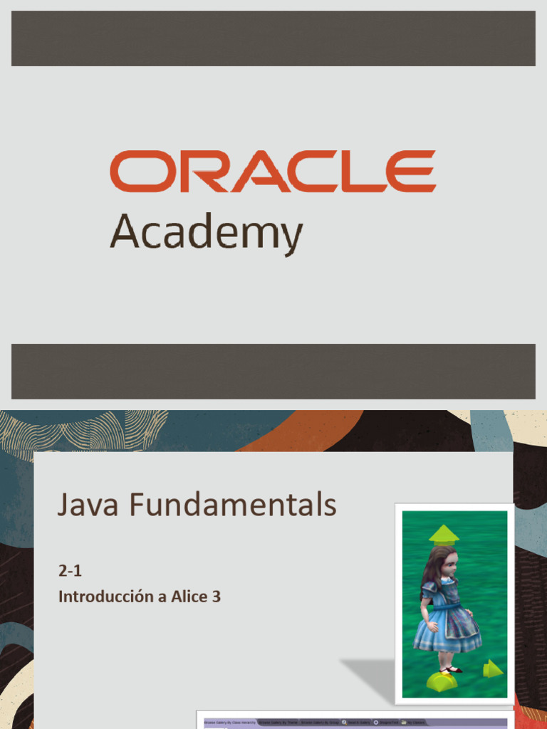 Introducción A Alice 3 | PDF | Mi sql | Programa de computadora