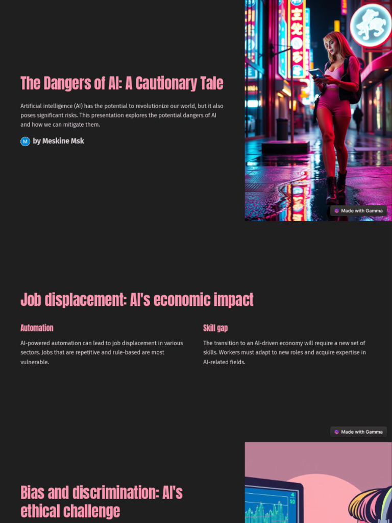 Dangers of AI: Risks and Mitigation | PDF | Artificial Intelligence ...