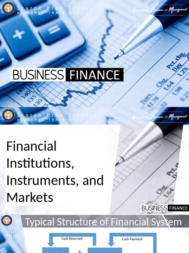 Finance 2 Financial System 1 | PDF | Securities (Finance) | Financial ...