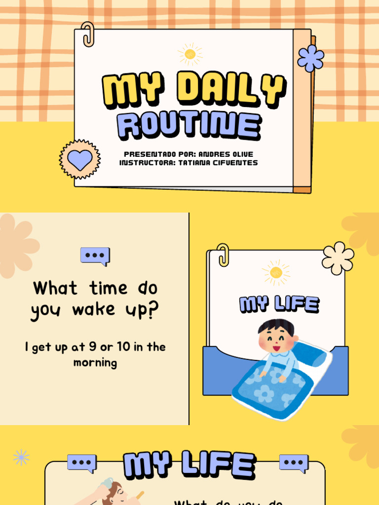 Daily Routine of a Student | PDF