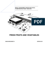 US Army Medical Course MD0714-100 - Fresh Fruits and Vegetables