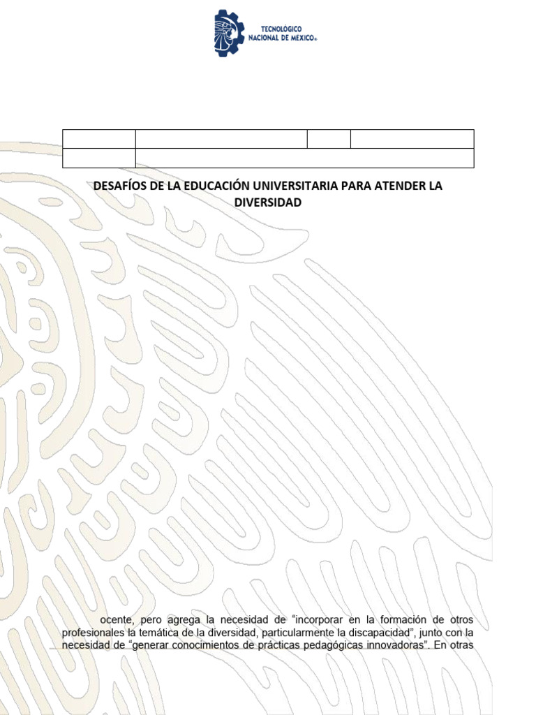 Educación Inclusiva en Universidades | PDF | Plan de estudios | Enseñando