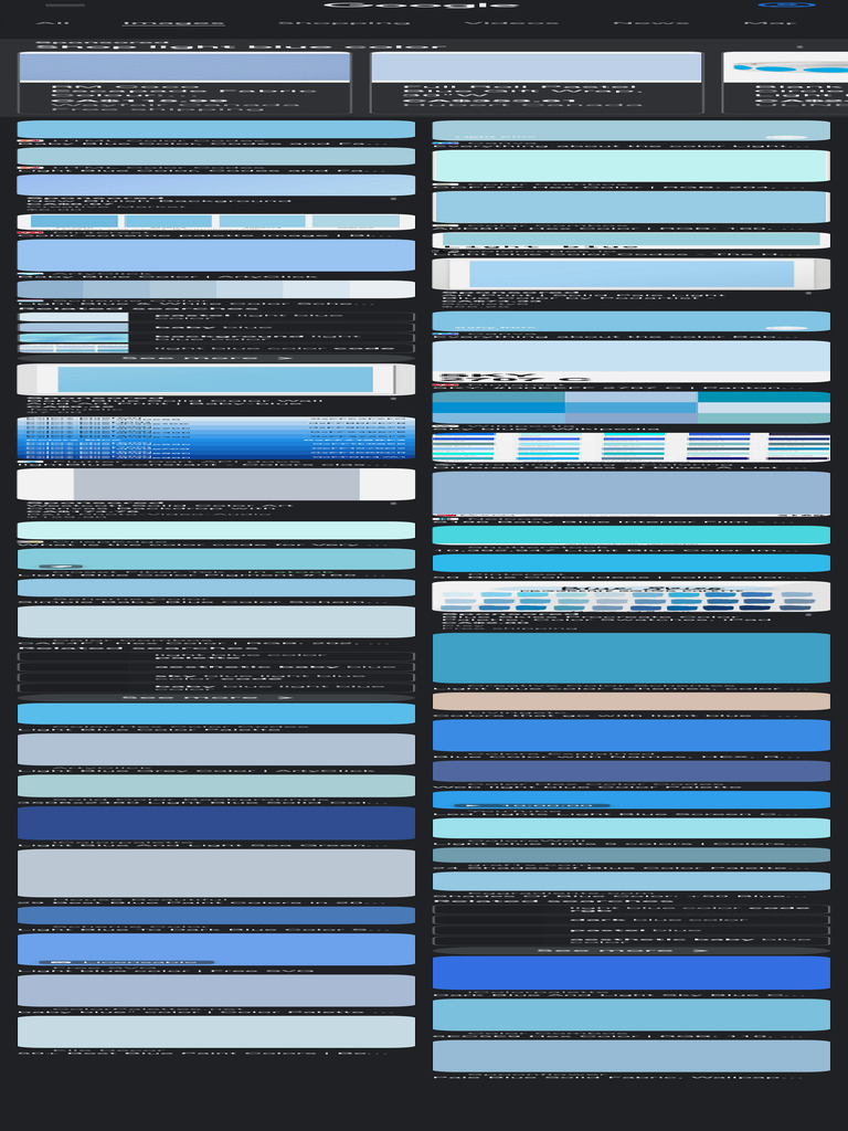 Light Blue Color Codes and Names | PDF | Color | Graphic Design