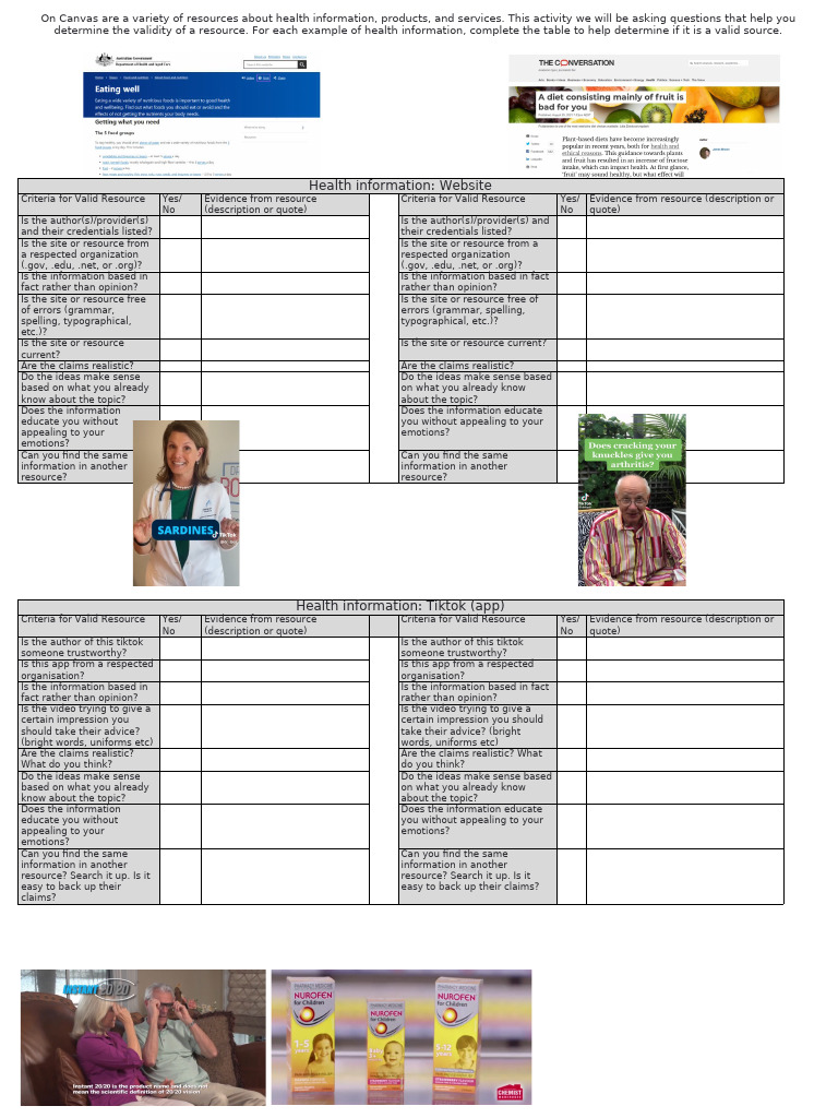 Validating Health Information Sources | PDF | Cognition | Cognitive Science