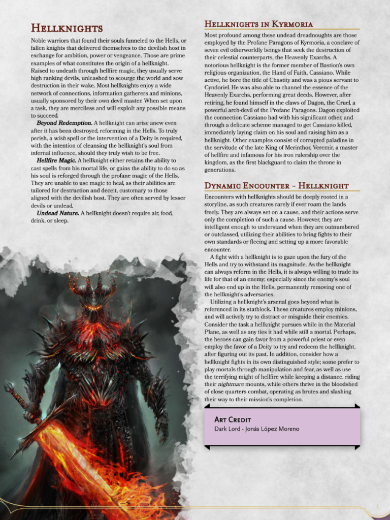 Hellknight | PDF