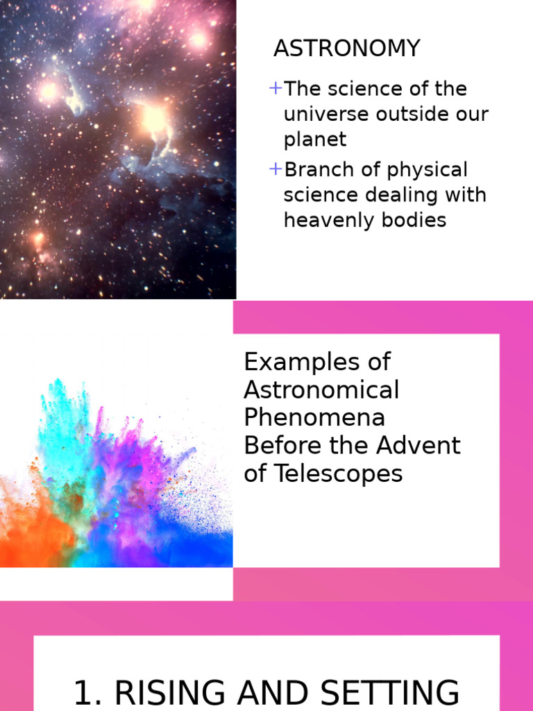 Astronomical Observation | PDF | Moon | Saturn