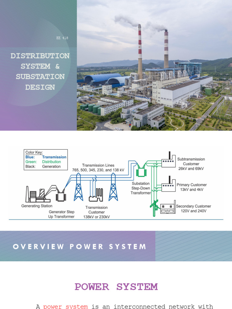 Power Distribution System Overview | PDF | Electric Power Distribution ...