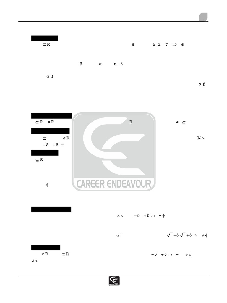 Iit Jam Real Analysis | PDF | Set (Mathematics) | Interval (Mathematics)