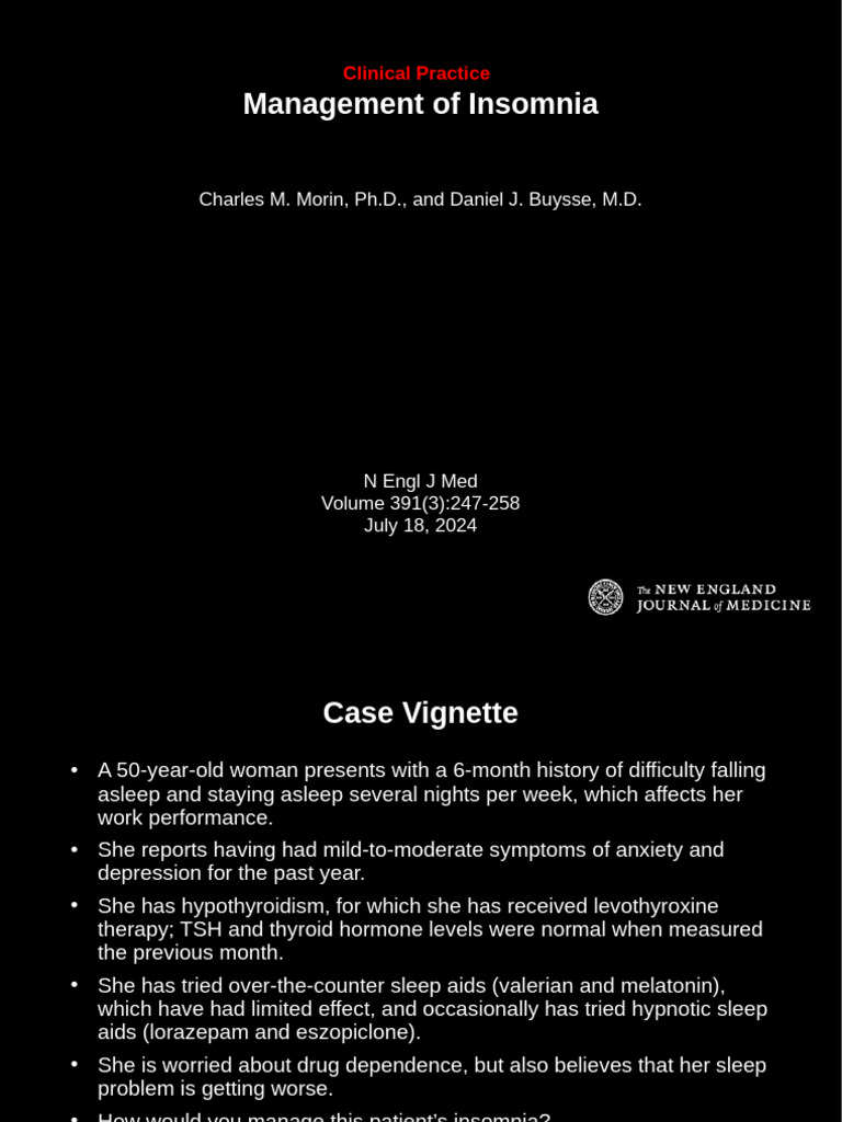 When insomnia and anxiety fuel each other: treatment options