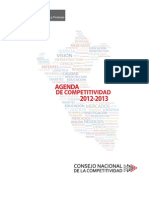 Agenda de Competitividad 2012-2013 (Ministerio de Economía y Finanzas- Perú)