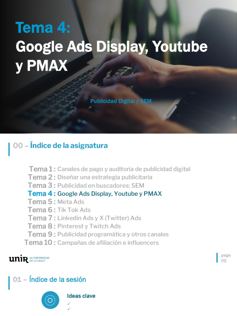 Google Ads: Display, YouTube y PMAX | PDF | Marketing de motores de ...