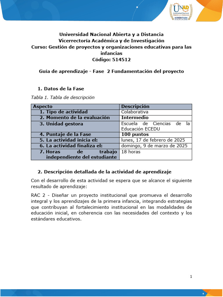 Guía de Aprendizaje - Fase 2 - Fundamentación Del Proyecto.. | PDF ...