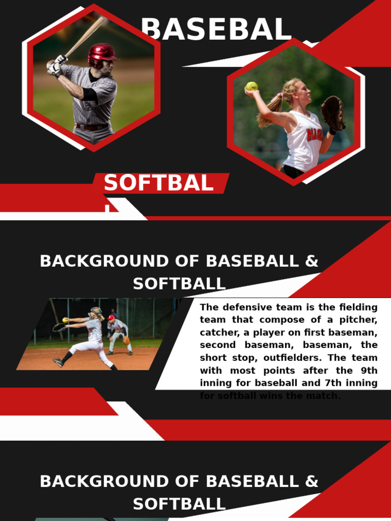 Baseball and Softball Overview Guide | PDF | Softball | Baseball Field