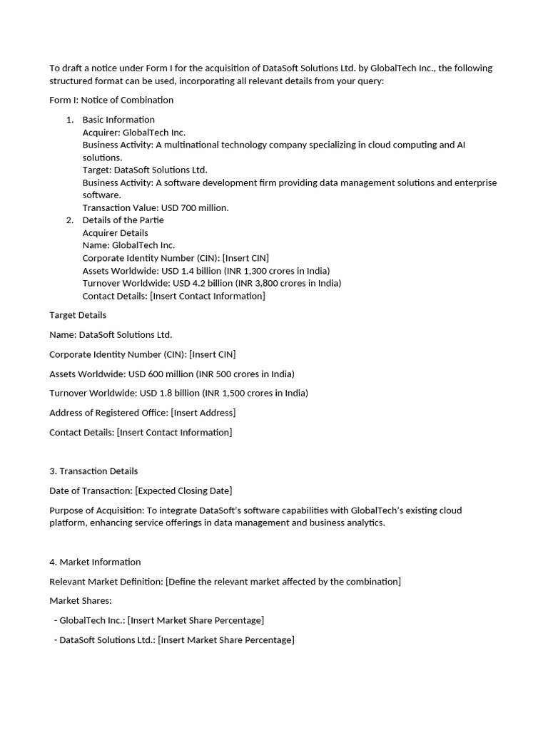 GlobalTech Acquires DataSoft Solutions | PDF | Information Technology ...