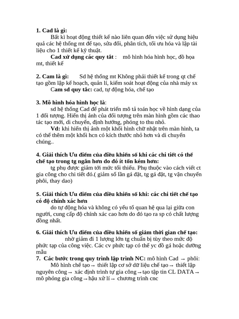 Cad Cam | PDF