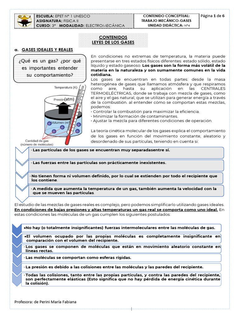 Comportamiento de Gases Ideales y Reales | PDF | Gases | Vapor