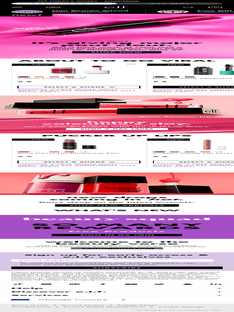 E L F COSMETICS EU AFFORDABLE MAKEUP SKINCARE intelligence overview