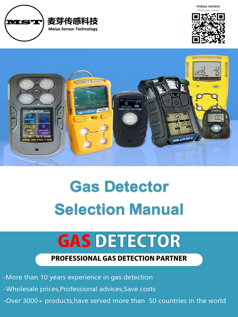 Multi-Gas Detector Usage Guide | PDF | Sensor