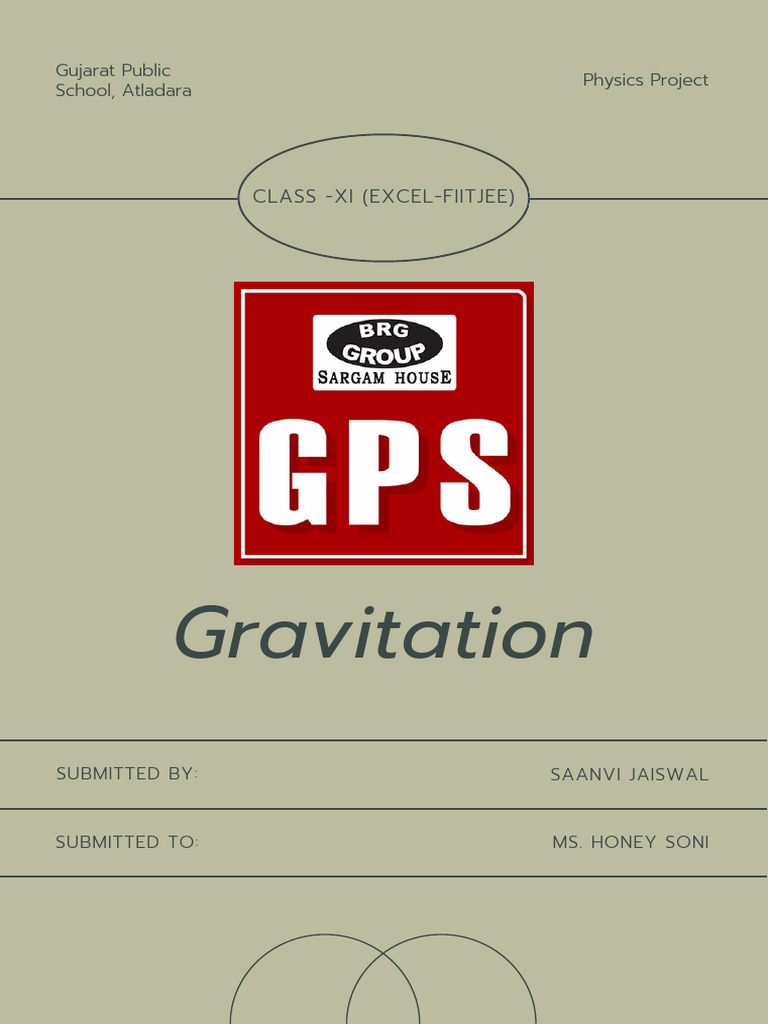Physics Project CBSE XI PDF | PDF | Force | Gravity