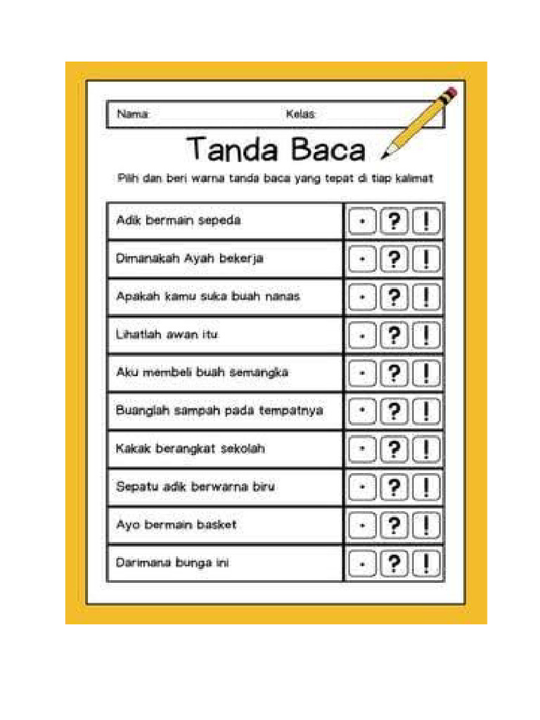 Tugas Kelas 1 B Indo | PDF