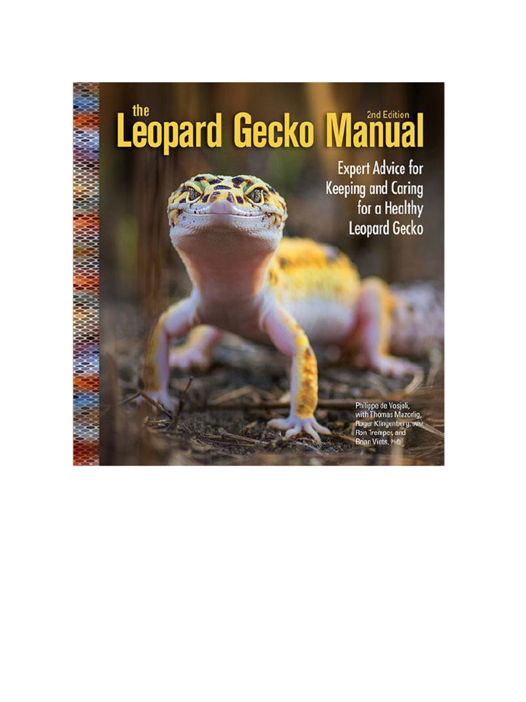 Manual del Gecko Leopardo: Cuidado y Cría | PDF | Mascota | Leopardo