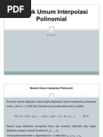 Download Bentuk Umum Interpolasi Polinomial by Daun_Crush SN83323305 doc pdf