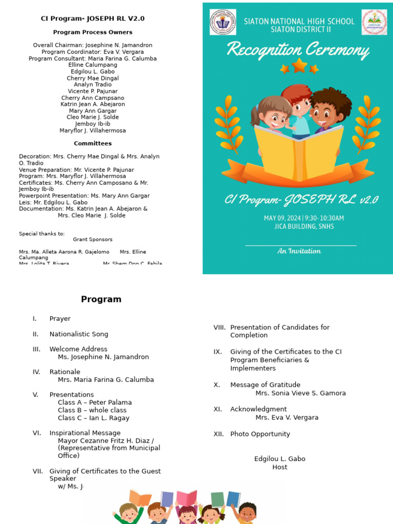 recognition-CI-program | PDF