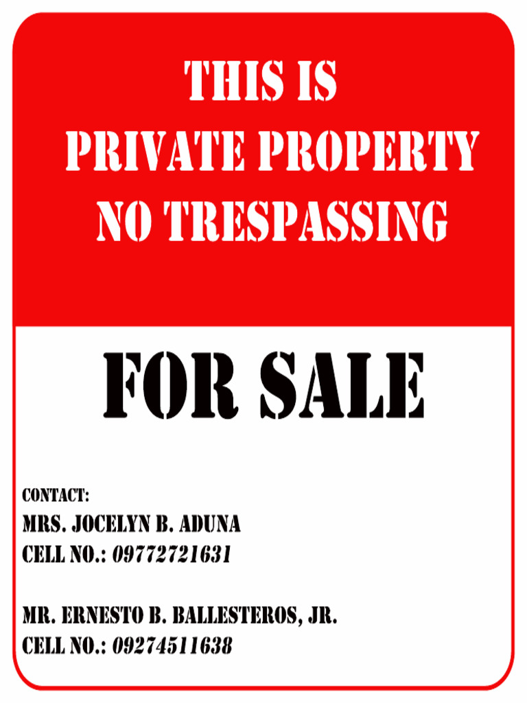 Private Property | PDF