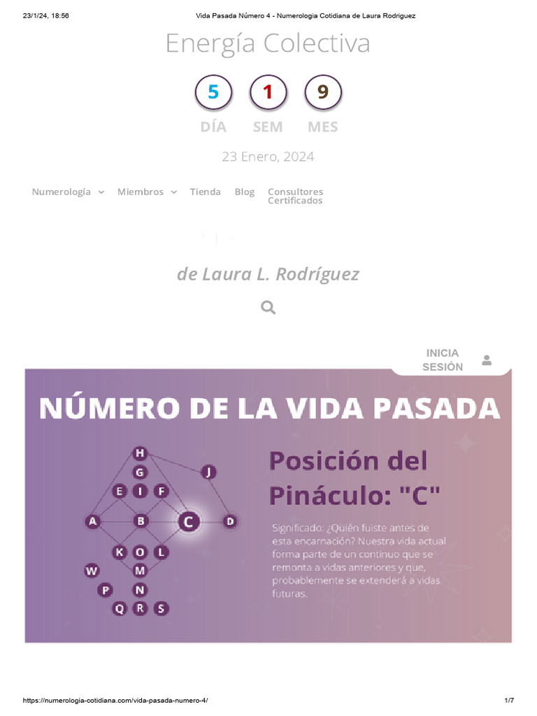 Vida Pasada Número 4: Características Clave | PDF