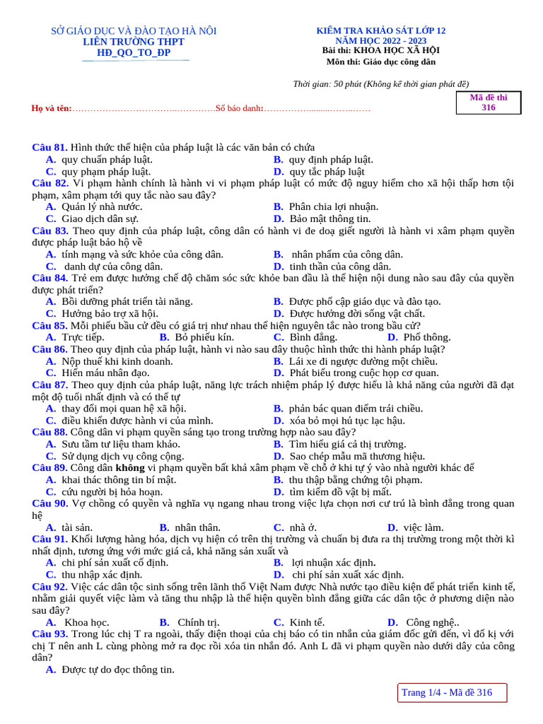 GDCD Made 316 | PDF