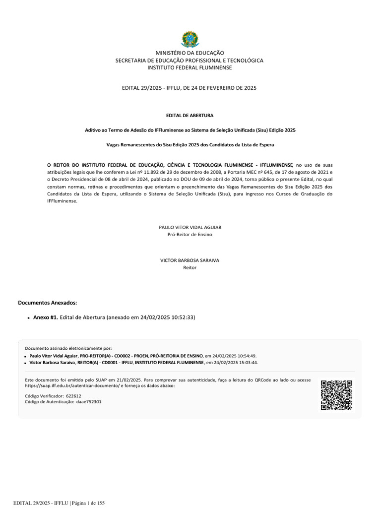 Edital+29 2025+ +Ifflu,+de+24+de+Fevereiro+de+2025 | PDF | Engenharia