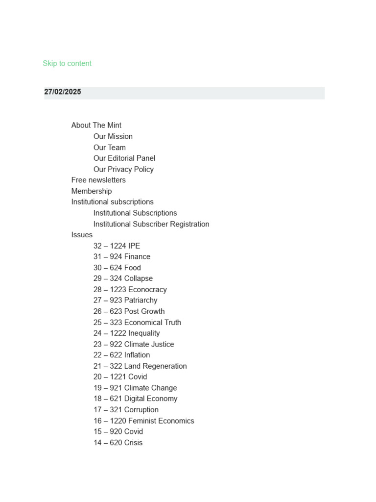 Global Financial System Overhaul | PDF | Capital Control ...