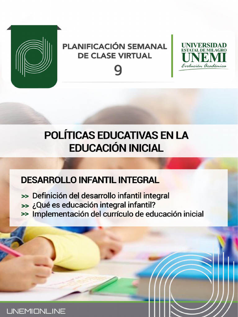 Desarrollo Infantil Integral en la Infancia | PDF | Educación de la ...
